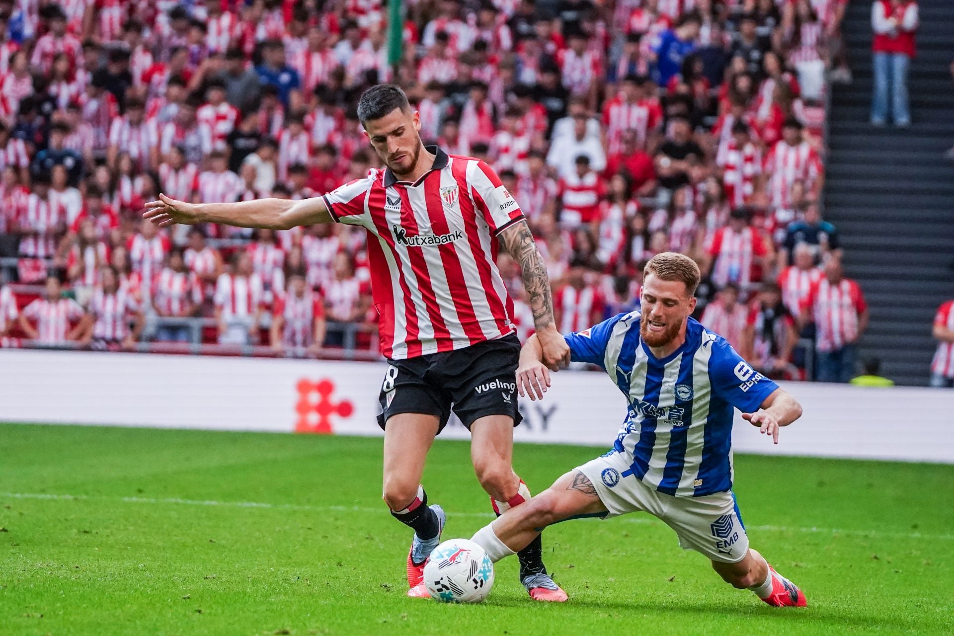 Las mejores imágenes del derbi entre Athletic y Alavés