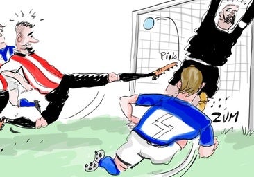 La viñeta de Cerrajería sobre el triunfo del Alavés ante el Athletic
