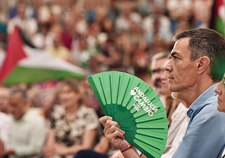 Sánchez avala las protestas y dice que España «brilla como ejemplo» frente a la «barbarie»