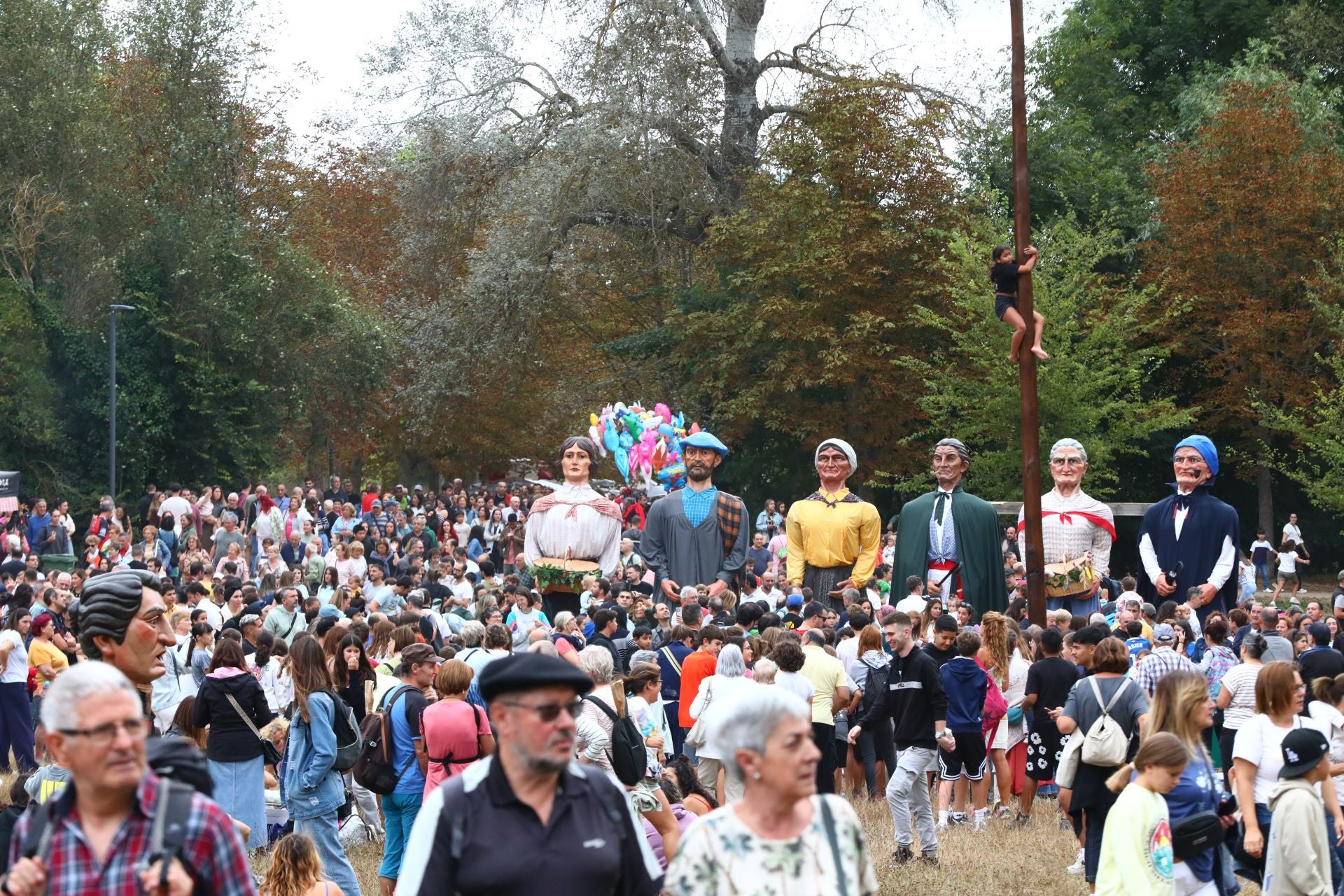 Las imágenes de la Romería de Olárizu