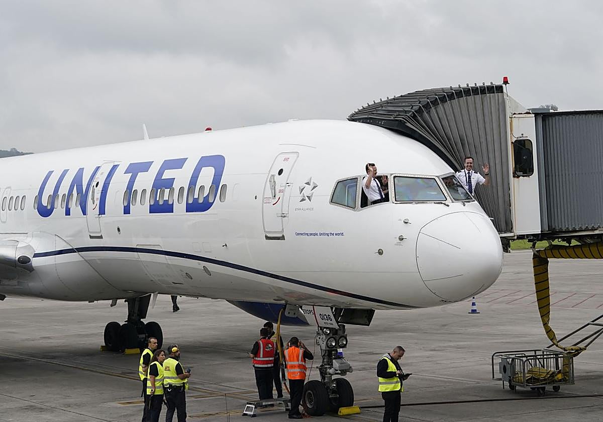 United Airlines sobre su vuelo a Nueva York: «Bilbao ha estado a la altura»