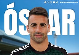 Óscar Fernández es el segundo fichaje que anuncia el Sestao River hoy.