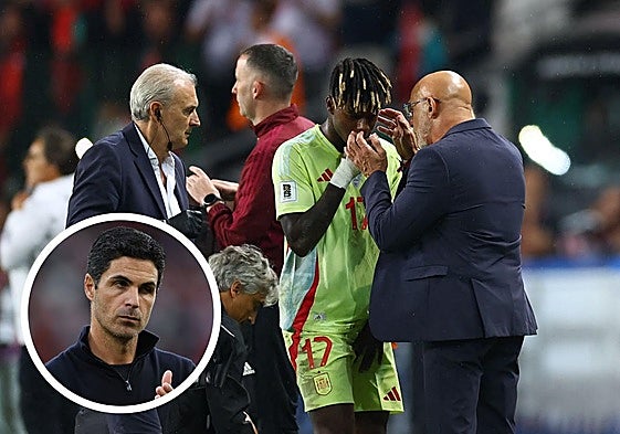 Arteta: «¿Si el Arsenal quiso a Nico? No puedo hablar. Es un pedazo de jugador»