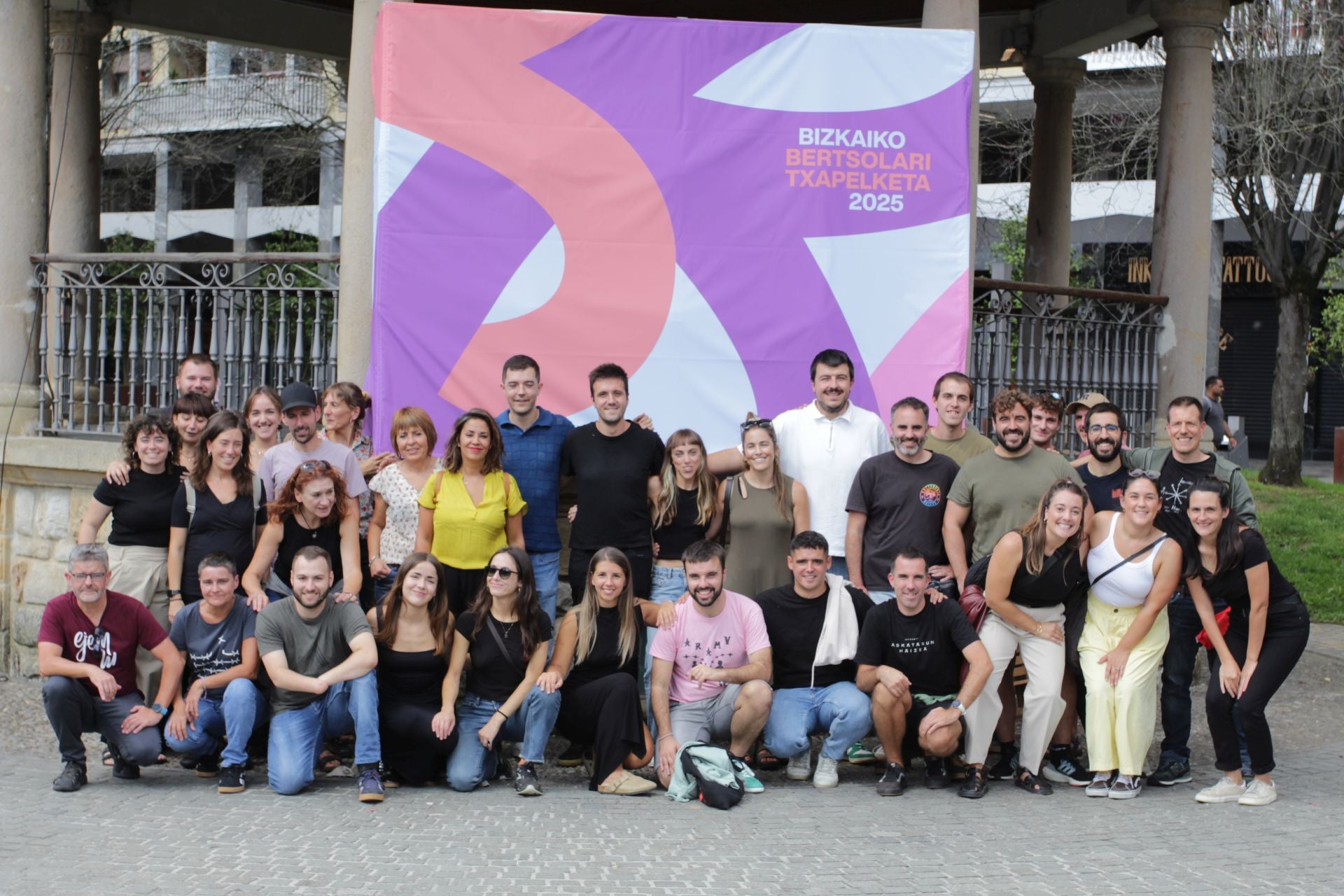 Bertsolariak, Zornotzako aurkezpenean.