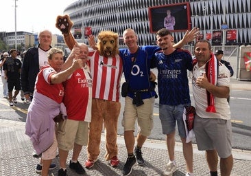 Las mejores imágenes de la previa del Athletic-Arsenal