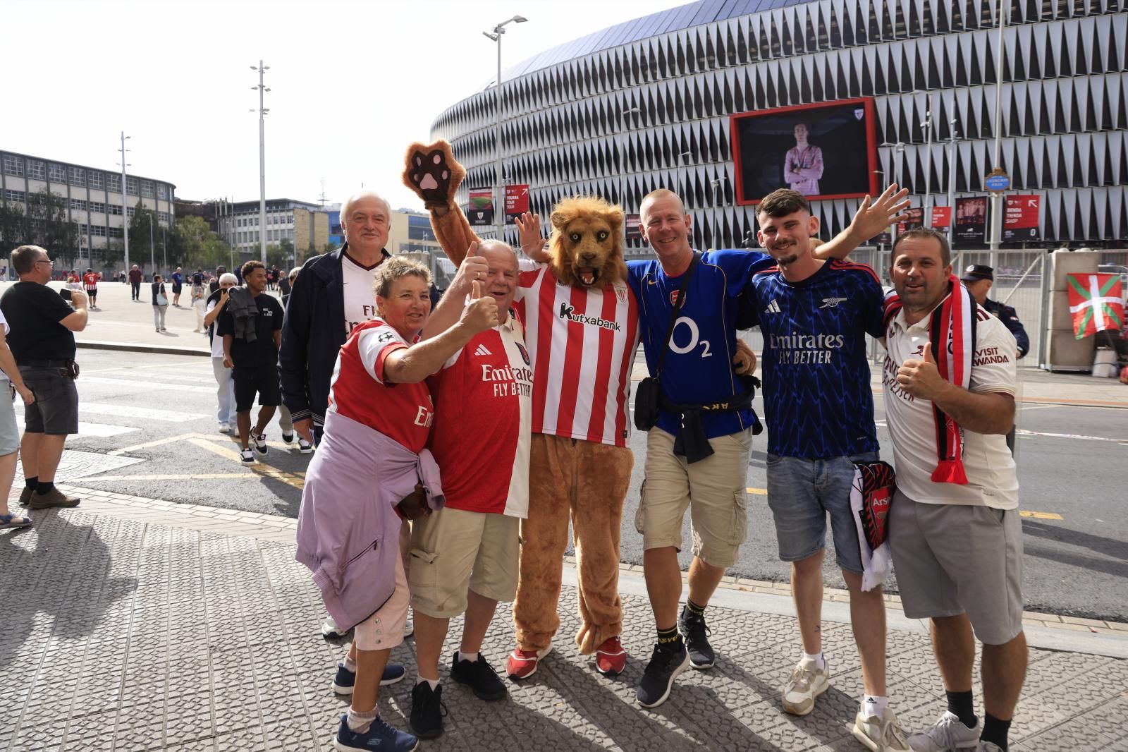 Las mejores imágenes de la previa del Athletic-Arsenal