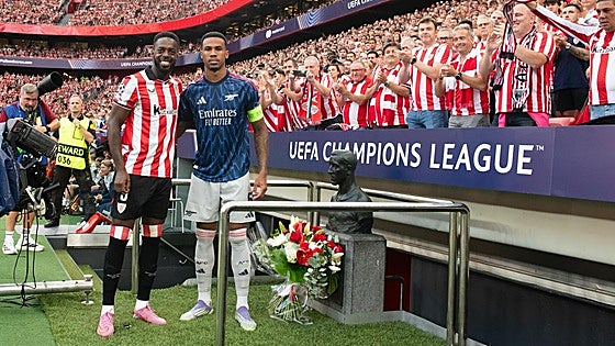 El homenaje del Arsenal a Pichichi que pone en pie a San Mamés