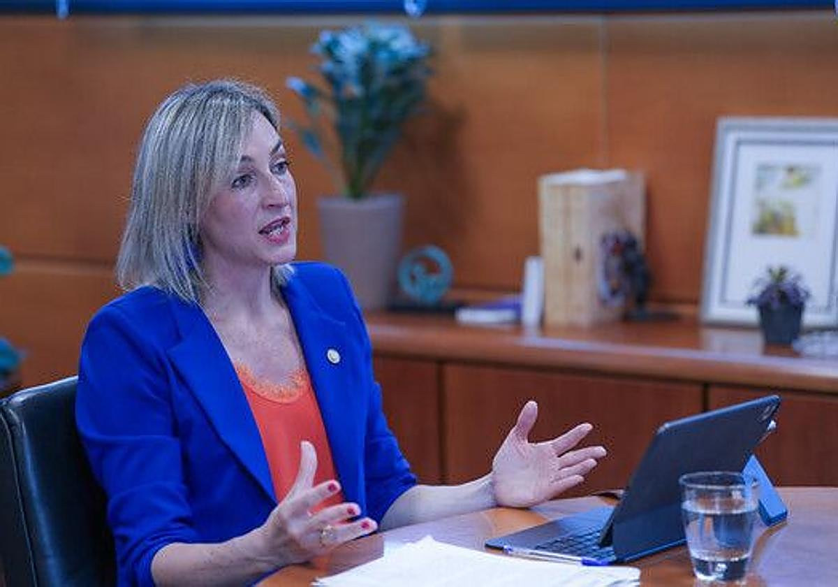 La portavoz del Gobierno vasco, Maria Ubarretxena.