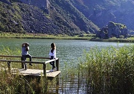 Los pozos Ostión, Blondis y Parkotxa son uno de los atractivos de La Arboleda.