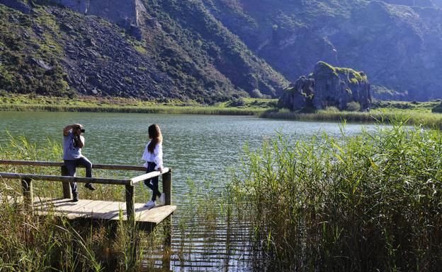 Los pozos Ostión, Blondis y Parkotxa son uno de los atractivos de La Arboleda.
