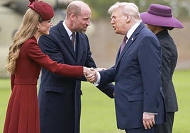 Trump se deshace en halagos hacia Kate Middleton en Windsor