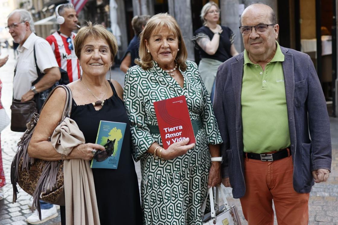 Aurora Bolzoni, María José Rodríguez y Marcos Vallejo.