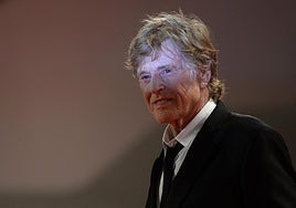 El actor Robert Redford en el Festival de Cine de Venecia.