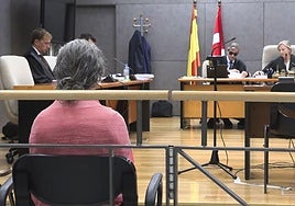 La enfermesa procesada, durante una de las sesiones.