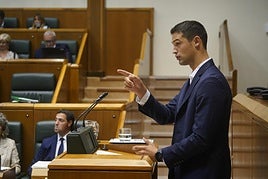 Joseba Díez Antxustegi, portavoz del PNV