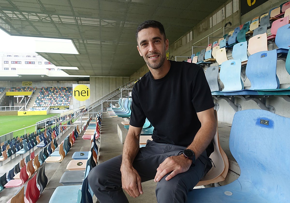 Sabin Merino debutó el pasado viernes como jugador del Barakaldo.