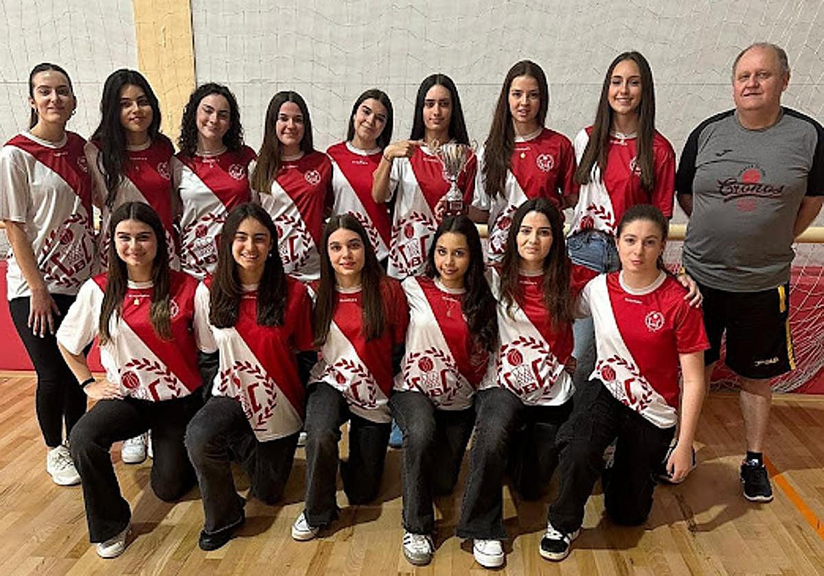 Las chicas cadetes, en la última temporada.
