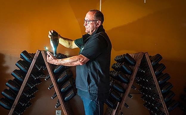 Mariano Alava, en las rimas donde se afina durante 20 meses su Eukeni.