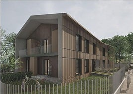 Infografía del proyecto de los diez alojamientos dotacionales.