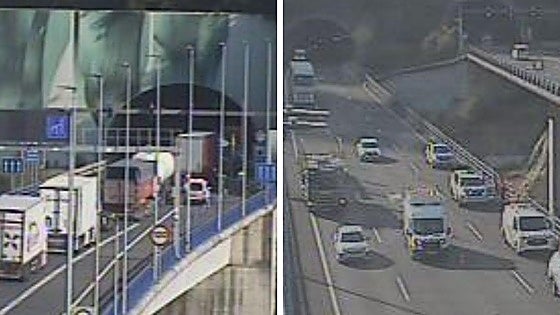 Finalizan las retenciones en la Supersur en Bilbao tras un accidente entre dos vehículos