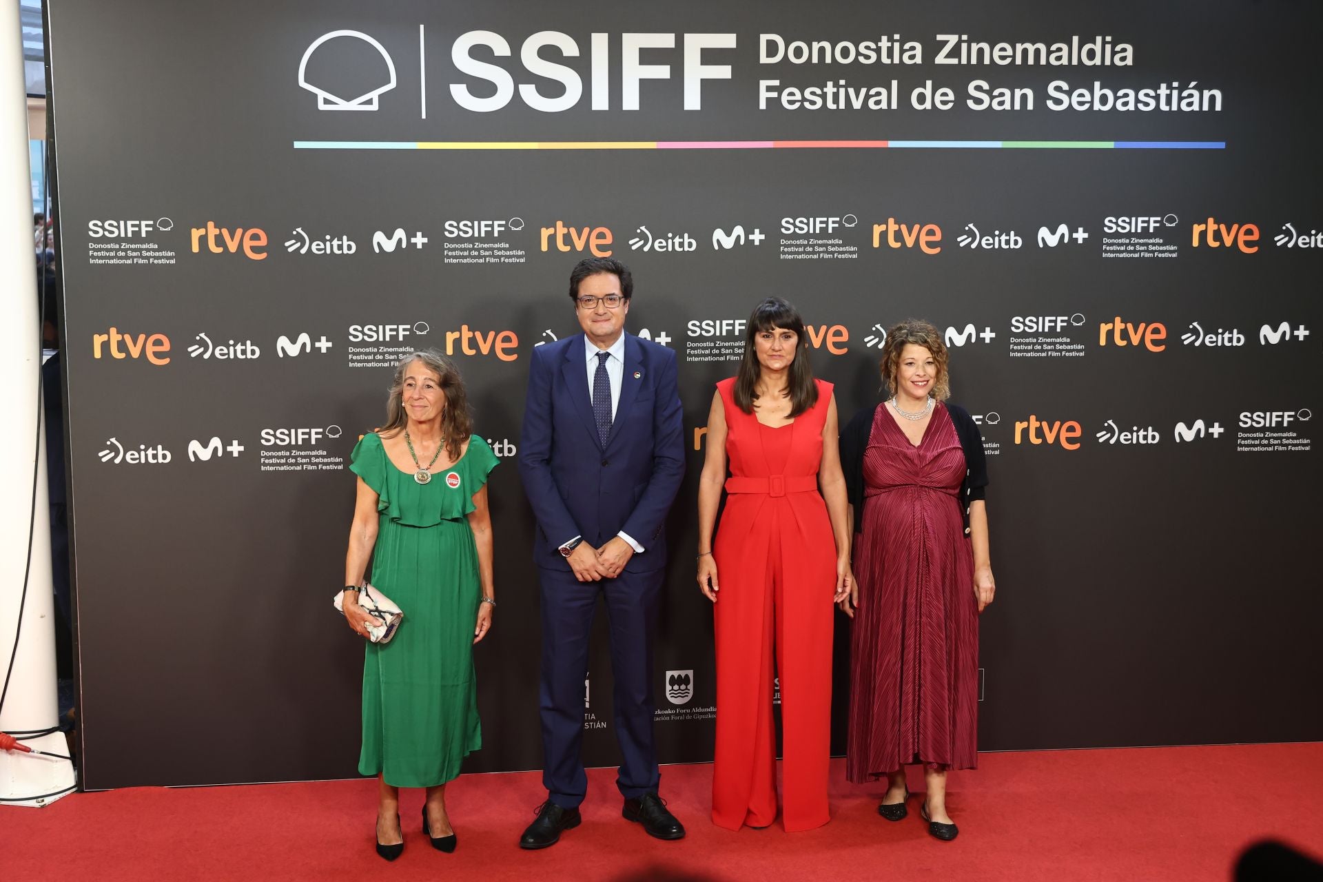 Alfombra roja de la gala inaugural del Zinemaldia 2025