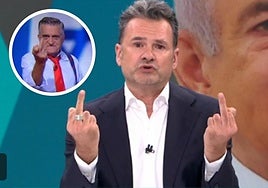 Iñaki López se suma a la peineta de El Gran Wyoming contra Netanyahu: «No es correcto, ni con esta mano ni con la otra, y mucho menos con las dos»