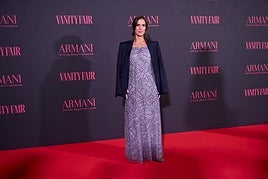 La influencer María Pombo durante el photocall de la Gala Vanity Fair & Armani Beauty con ocasión de la 73ª edición del Festival de San Sebastián.