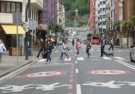 Tráfico en Alameda de Rekalde.