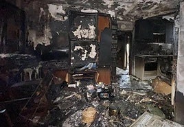 Un hombre de 68 años muerto y su mujer herida en un incendio en su vivienda de San Sebastián