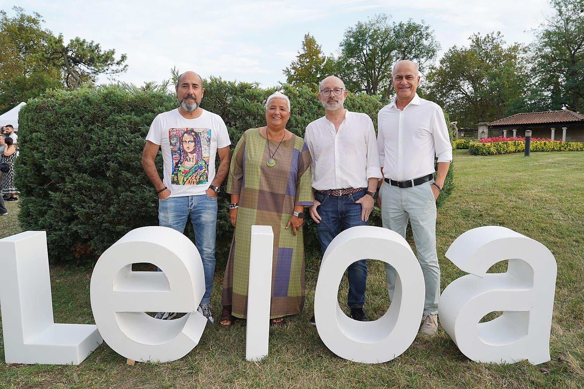 Gotzon San Juan, Begoña Gutiérrez, Javier Landeta y Juan Alberto Viejo.