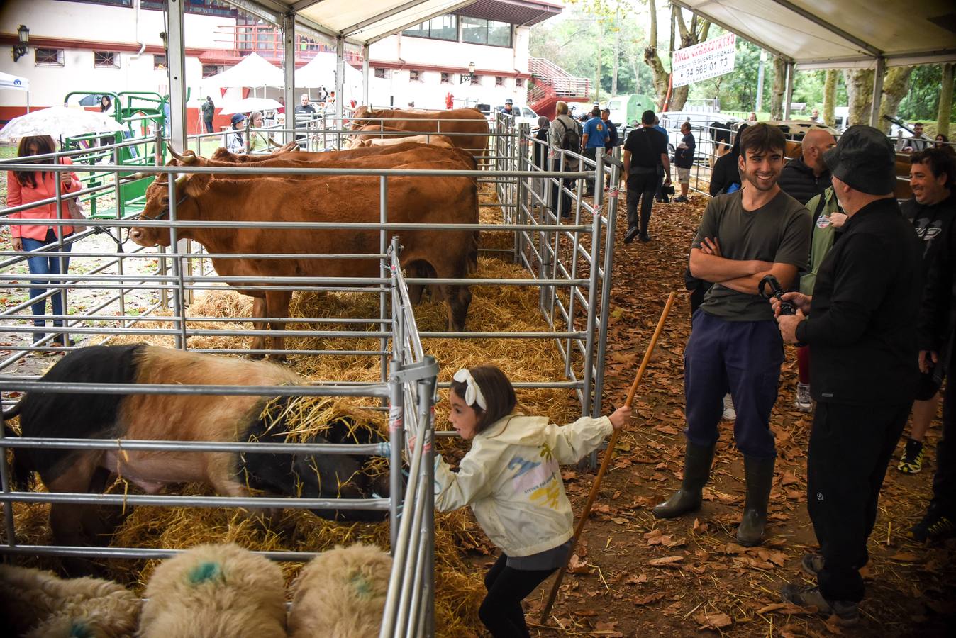 La chacinería, los quesos y la repostería son los productos estrella de la feria.