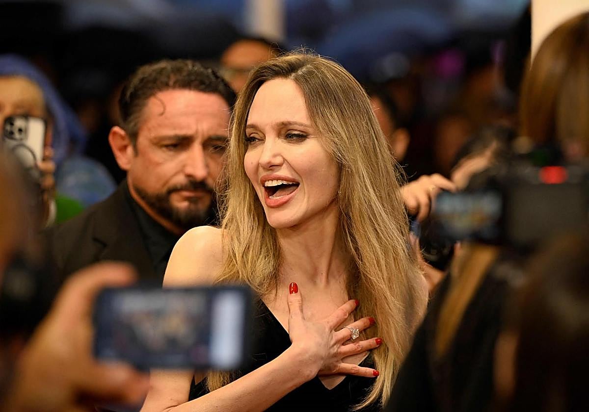 Las imágenes de Angelina Jolie en la alfombra roja del Kursaal