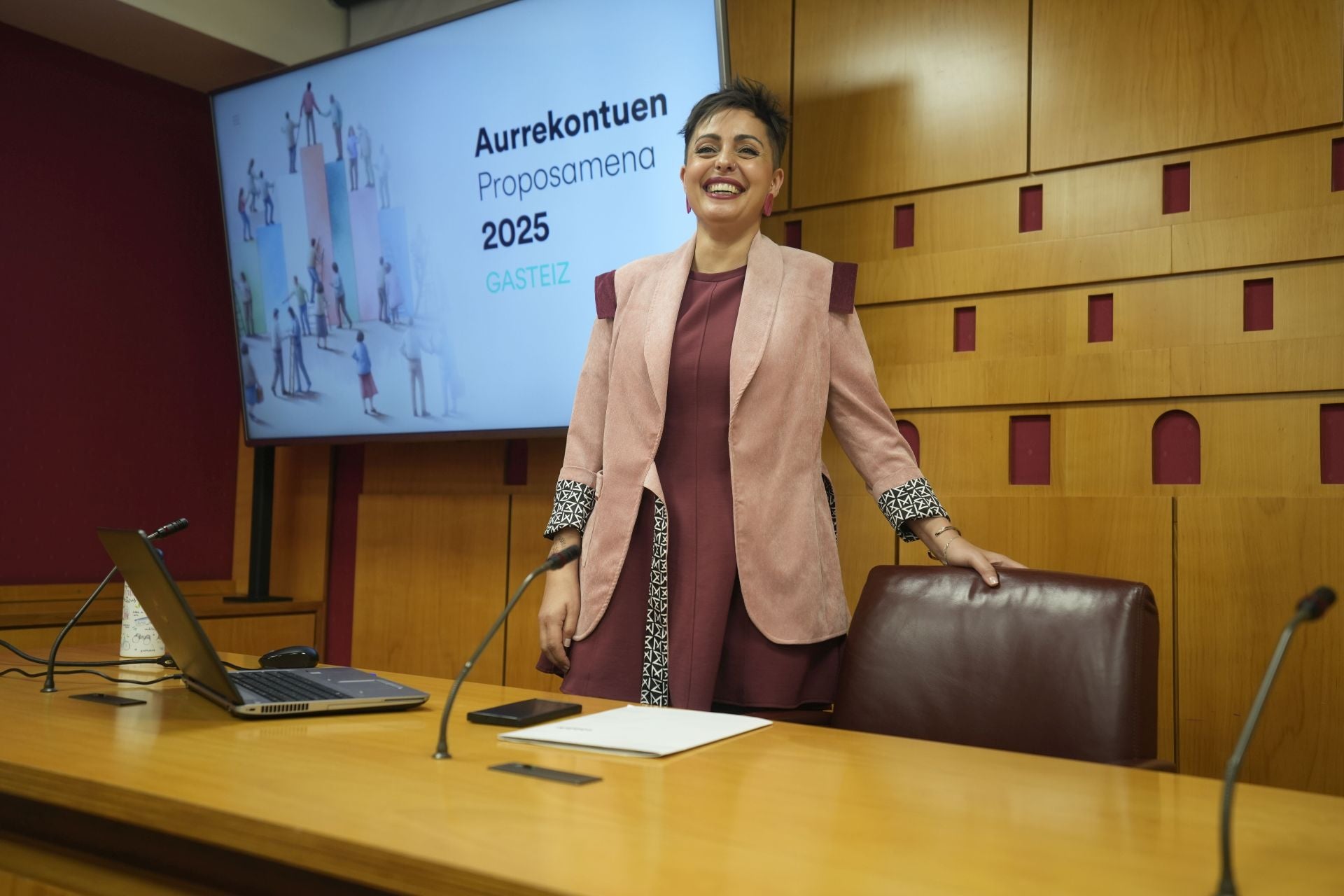 Vitero durante la presentación el pasado año de su propuesta presupuestaria.