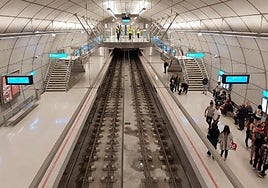 La Línea 3 del metro de Bilbao recobra la normalidad tras dos horas de retrasos