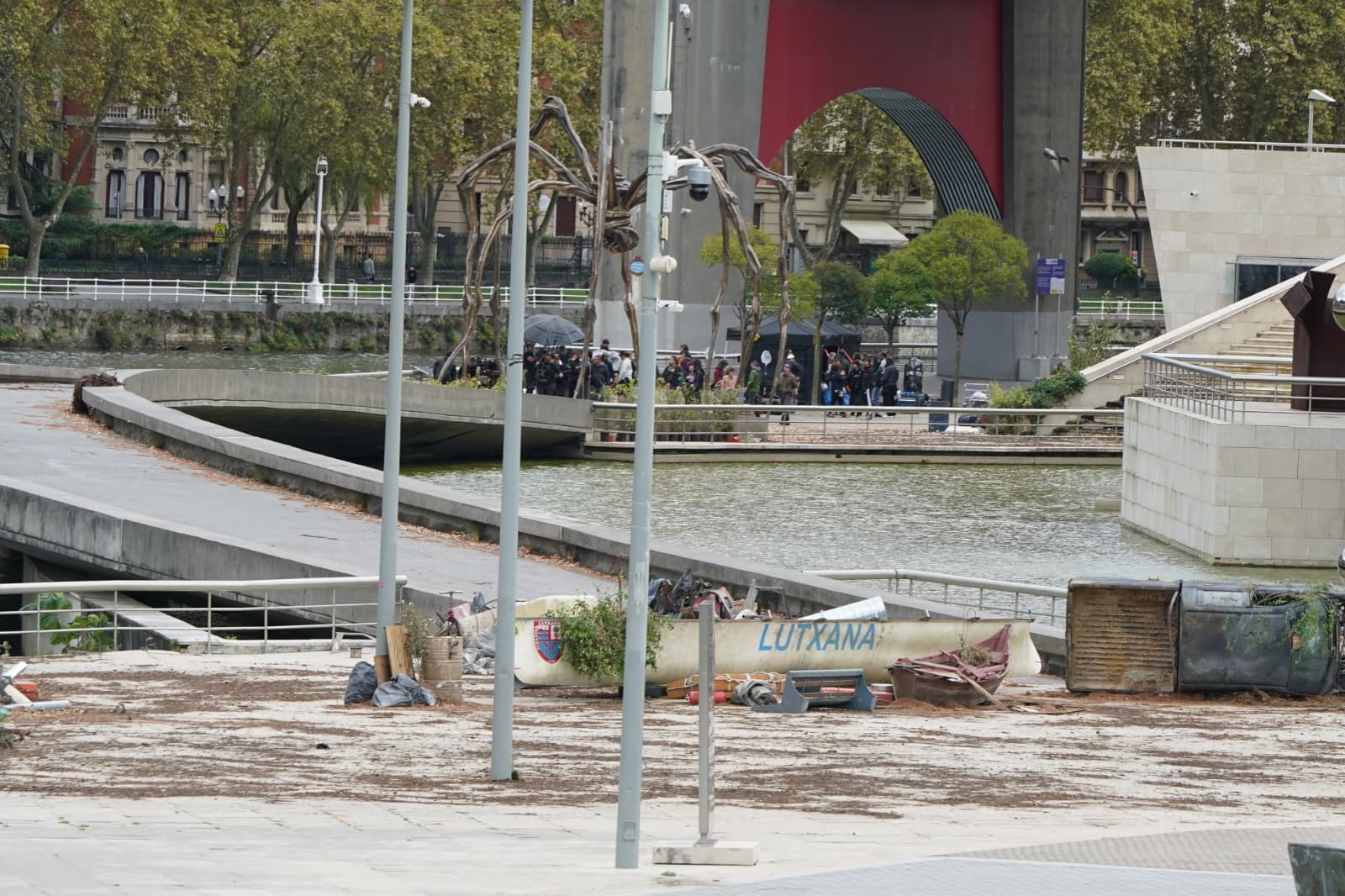 Fotografías: La secuela de &#039;The Walking Dead&#039; rueda en el Guggenheim