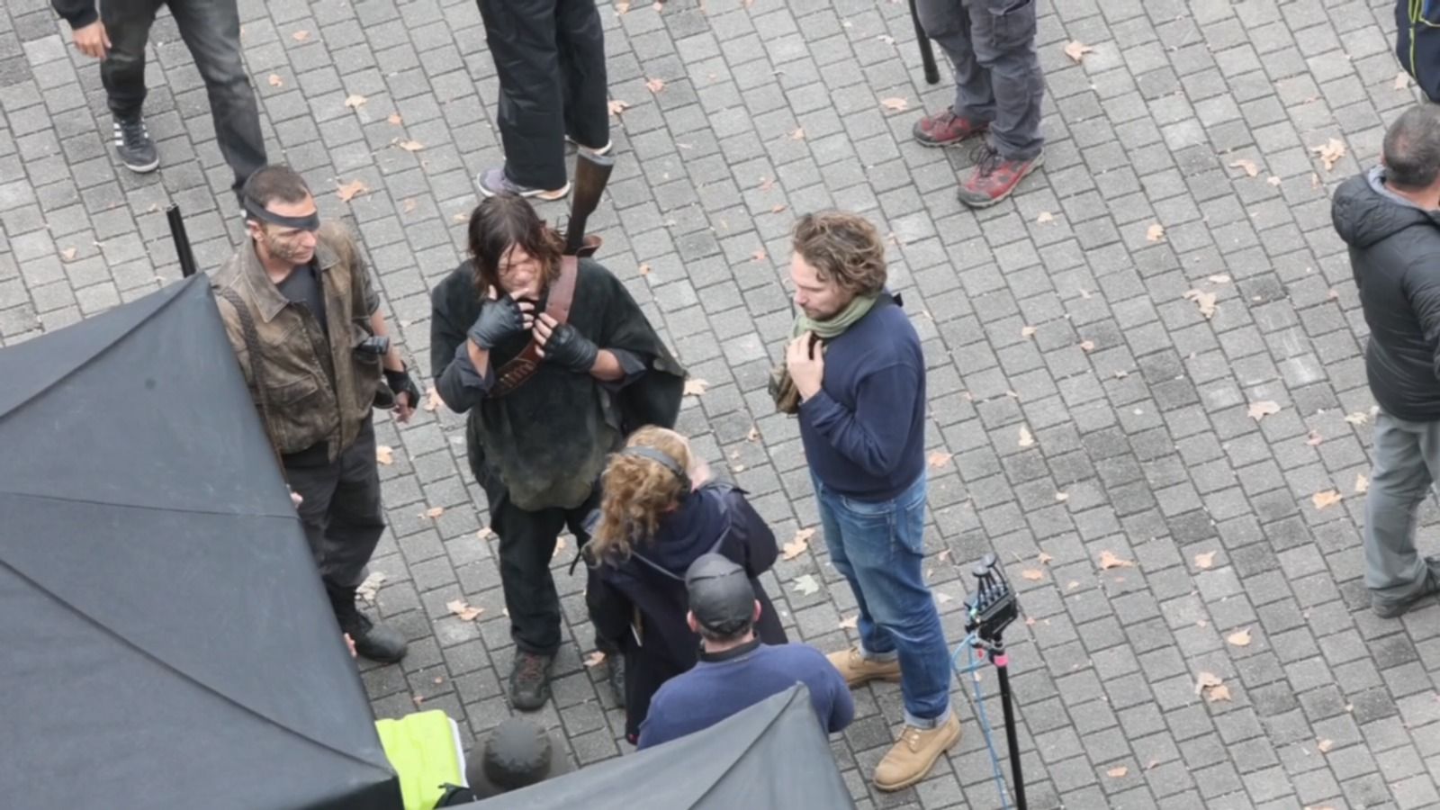 Fotografías: La secuela de &#039;The Walking Dead&#039; rueda en el Guggenheim