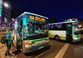 Imagen de archivo de una línea de Bizkaibus ajena a esta información.