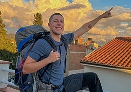 El bilbaíno Martín Sanz recorrerá Japón a pie durante más de tres meses.