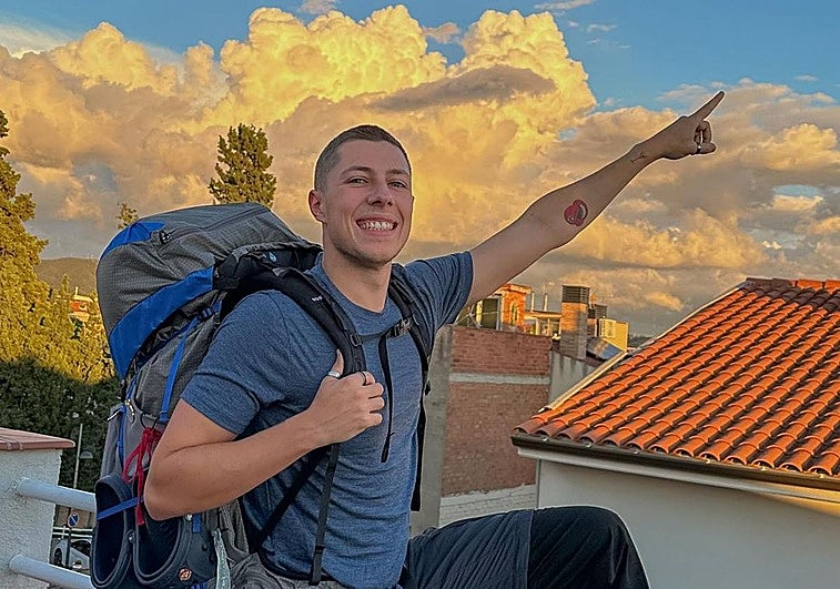 El bilbaíno Martín Sanz recorrerá Japón a pie durante más de tres meses.