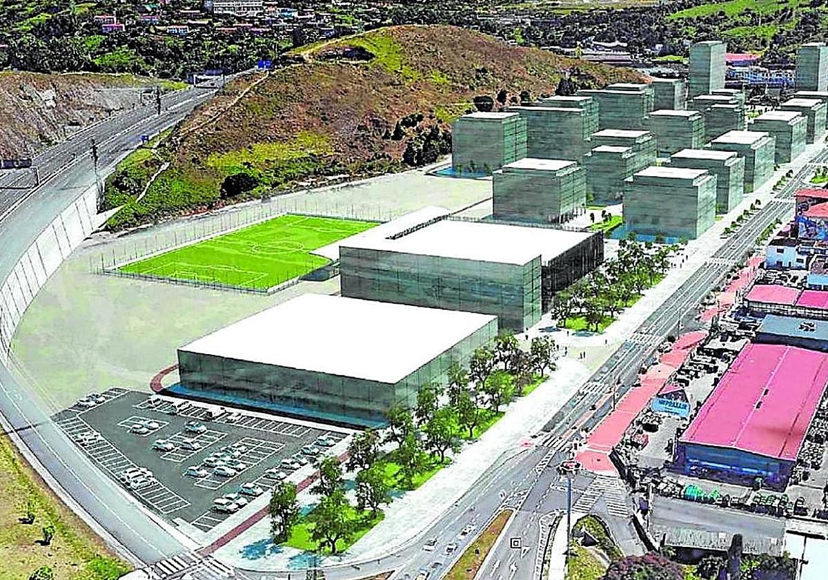 La promoción de vivienda se levantará sobre terrenos junto al puente de Rontegi.