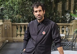 Tamar Novas posa en el Zinemaldia, donde presenta sus tres últimos proyectos.