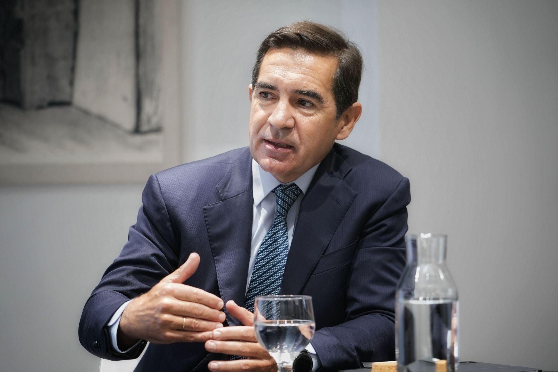 El presidente de BBVA, Carlos Torres.