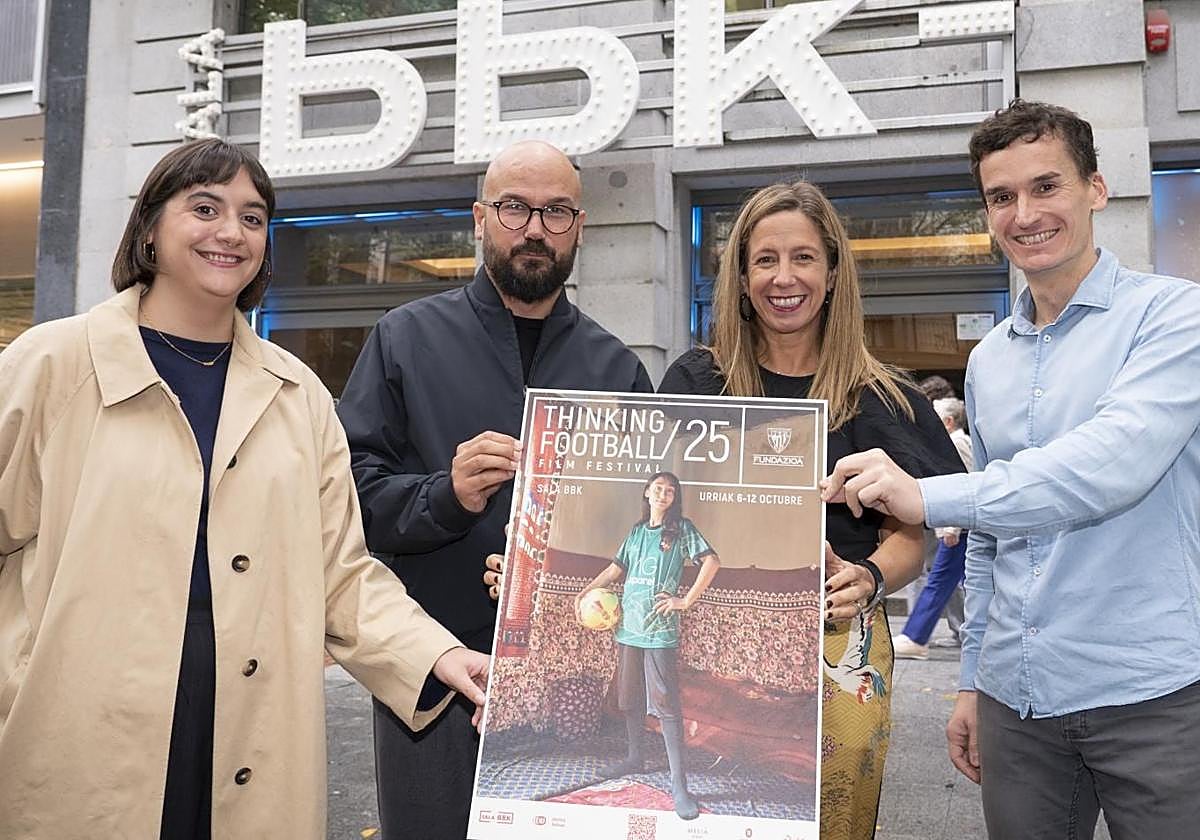 Presentación del Thinking Football Film Festival que tendrá lugar en la Sala BBK de Bilbao