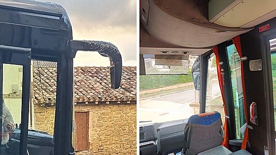Autobuses escolares con goteras, cinta aislante y exceso de velocidad en Rioja Alavesa