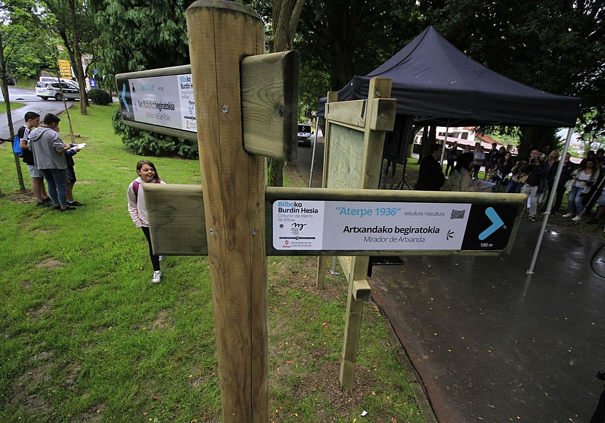 Cinturón de Hierro en Artxanda.