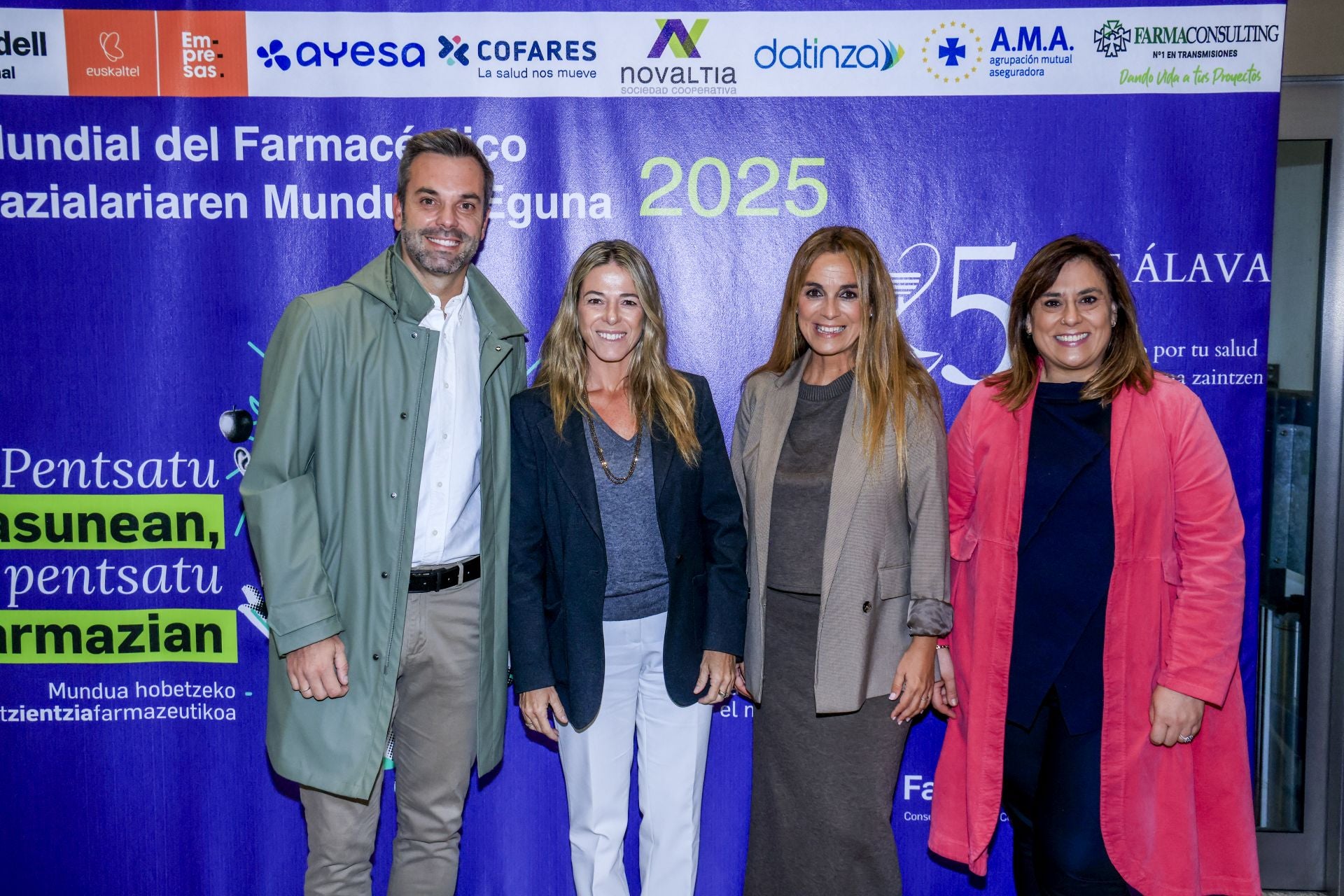 Jon López de Sosoaga, Miren Bilbao, Mónica Moreno y Susana Cuesta.