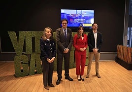 Marisol Garmendia, Óscar López, Maider Etxebarria y Rudi Borrmann.