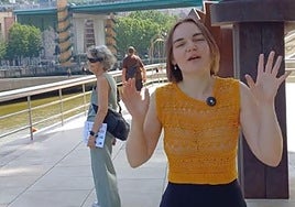 Una joven rusa, sobre un lugar de Bilbao: «Me siento estafada»