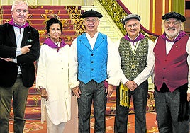 Isidro Elezgarai, Lucia Arieta-Araunabeña, Iñigo Urkullu, Javier Diago y Marino Montero.