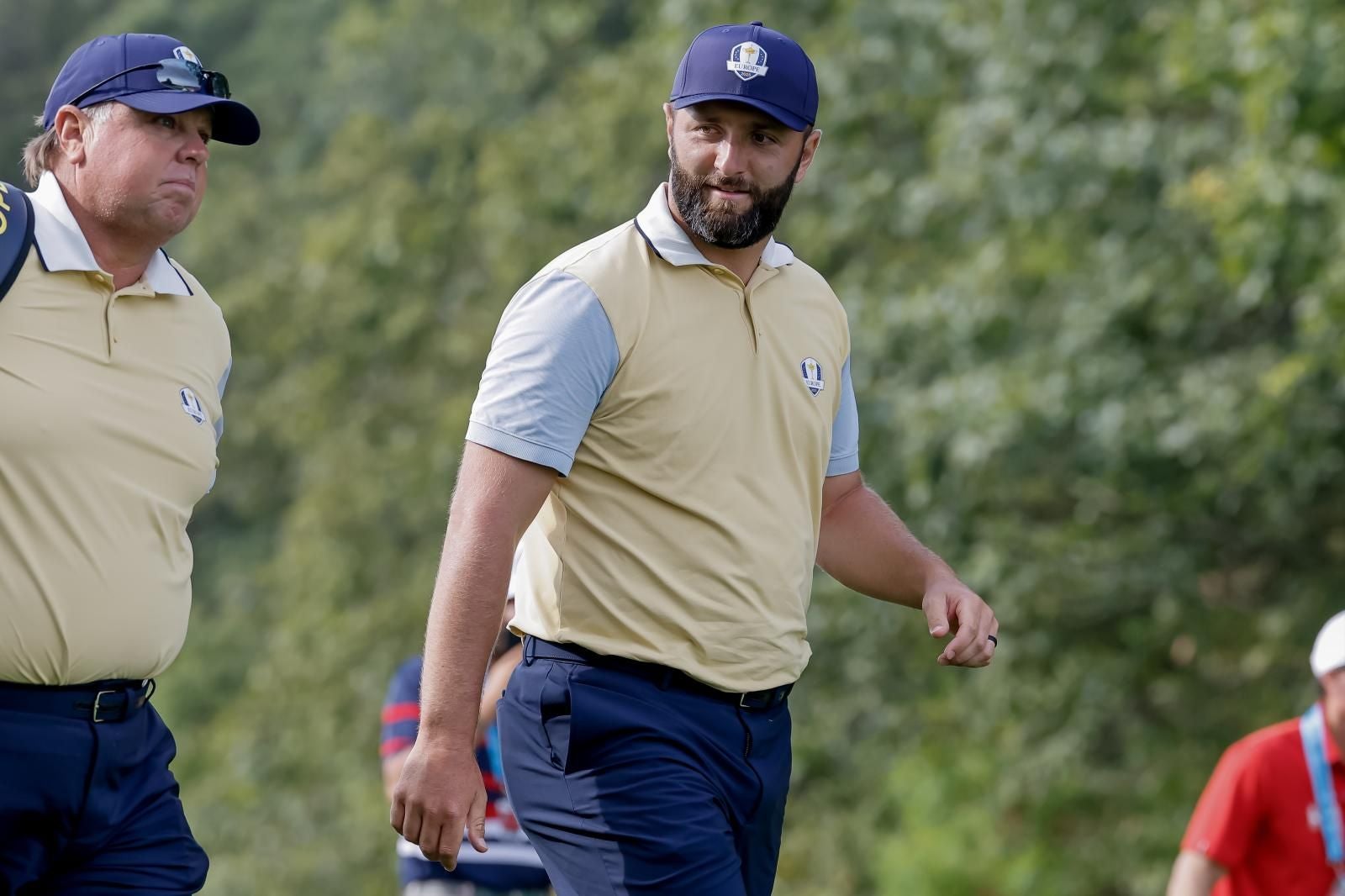 Rahm, durante el entrenamiento del miércoles en Estados Unidos.